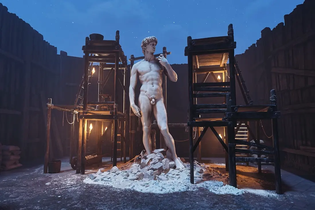 Michelangelo's David portfolio